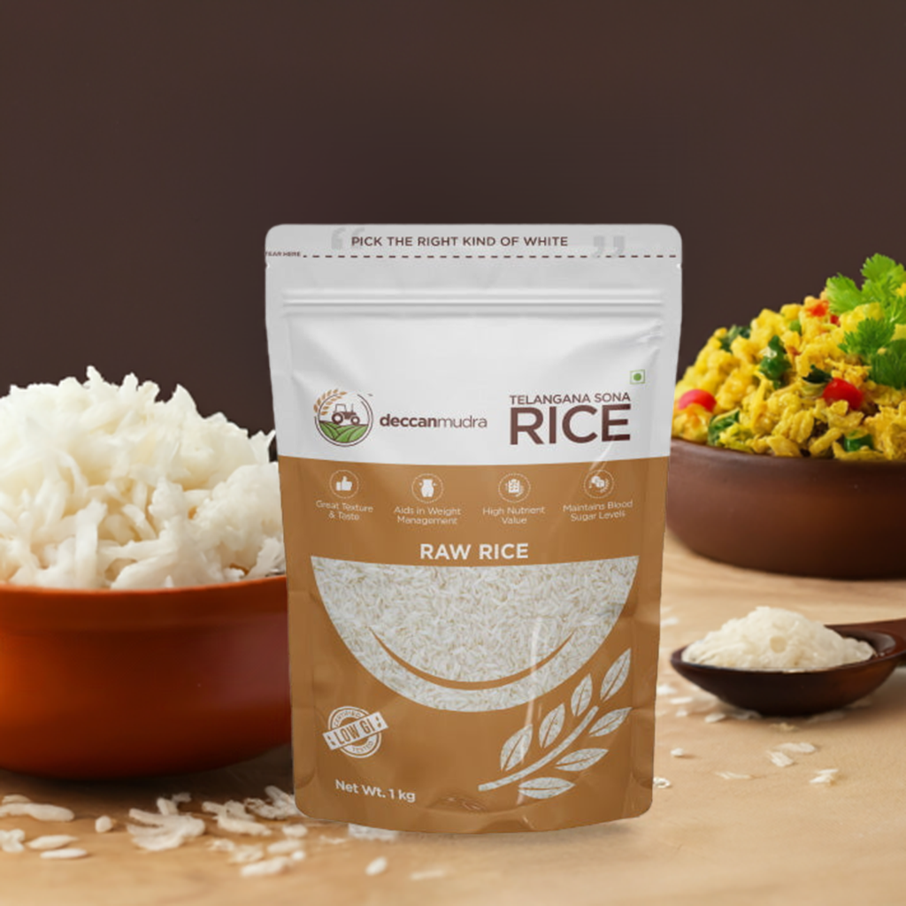 Low GI Raw Rice, just like sona masoori